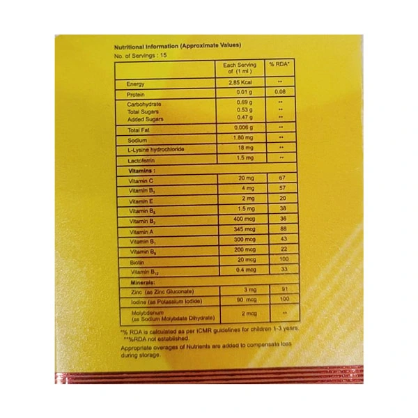 A to Z NS Oral Drops Mango Flavour - Image 2