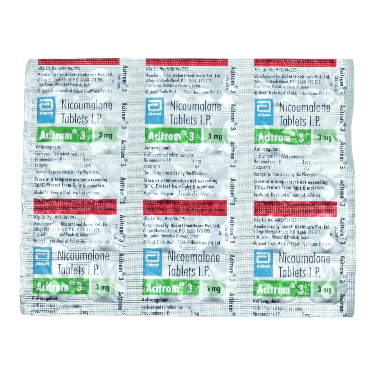 Acitrom 3 Tablet - Image 2