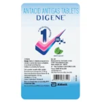 Digene Acidity & Gas Relief Tablets, Mint Flavour