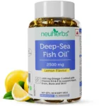 Neuherbs Deep-Sea Fish Oil 2500 mg, Lemon Flavour, 60 Capsules