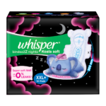 Whisper Koala Soft Bindazzz Nights Pads XXL+, 10 Pads