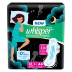 Whisper Ultra Bindazzz Night Pads, XL+, 44 Pads
